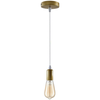 Modern Retro E27 Ceiling Pendant Holder Indoor Hanging Suspension Light Fitting Set~1206