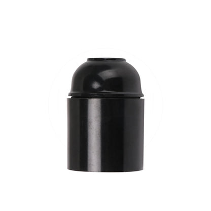 3Pack E27 Light Bulb Pendant Socket Holder,Screw Black Plastic Lamp holder~4386