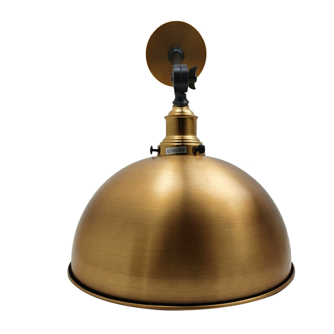 Vintage Style Adjustable Yellow Brass Wall Lights Sconce Lamp Fitting Kit~2474