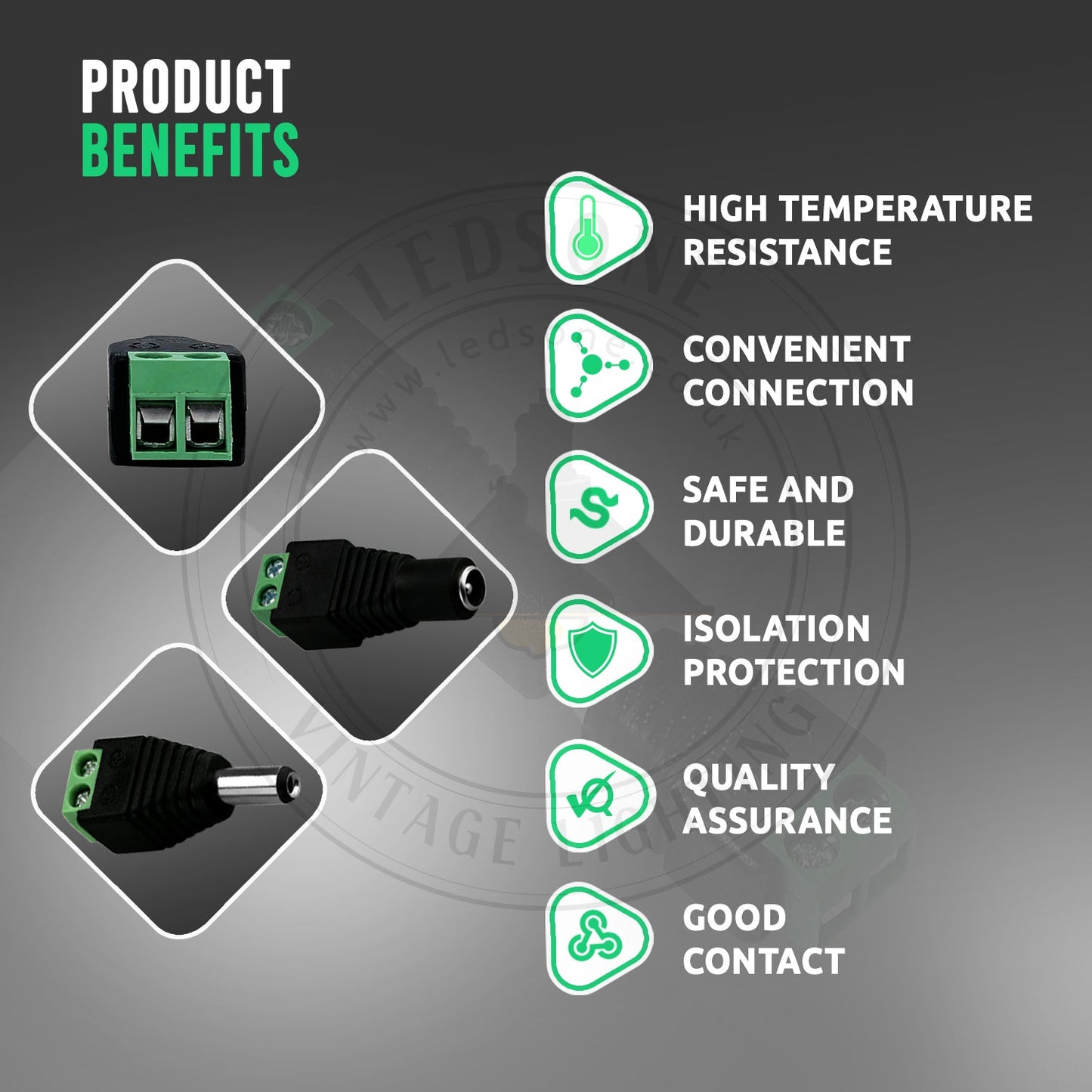 DC Power Connector Female Jack Connector Plug Adapter~4092