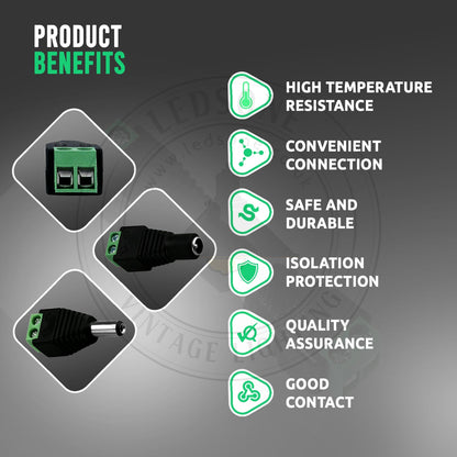 DC Power Connector Female Jack Connector Plug Adapter~4092