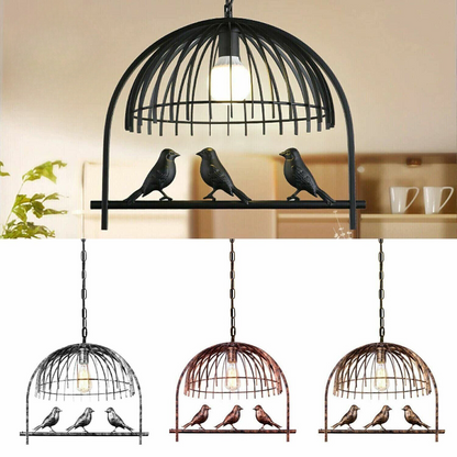 Industrial Bird Cage Ceiling Chandelier Loft Pendant Light ~3151