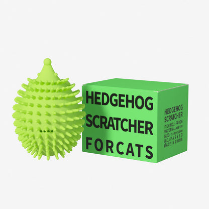 The Ultimate Hedgehog Cat Corner Tickler with Massage Ball