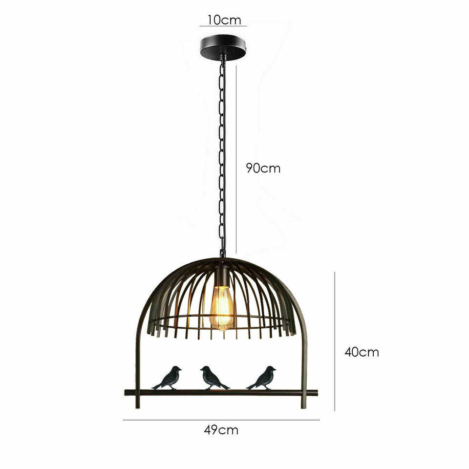 Industrial Bird Cage Ceiling Chandelier Loft Pendant Light ~3151
